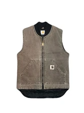 Vintage Carhartt Quilted Artic Vest “Chestnut” V02 CHT Men’s  Rare Men’s Small