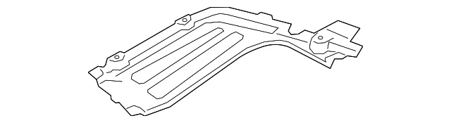 Escudo lateral para BMW X5 X6 2019-2024 (N/P 51-12-8-091-980)