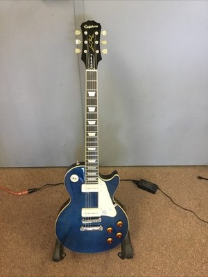 2014 Epiphone 56 Les Paul Pro P-90 Electric Guitar - Chicago Blue w/Sft Case