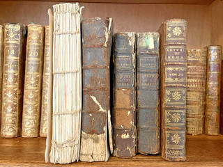 Collection of Antique Books from 18th Century Enlightenment Literature 1700s