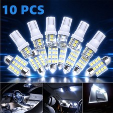 Car Dome Light Led Bulb Kit 10pcs T10 31mm 42mm Festoon Interior White Bulbs Set Car Dome Light Led Bulb Kit 10pcs T10 31mm 42mm Festoon Interior White Bulbs Set