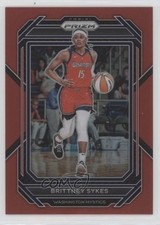 2023 Panini Prizm WNBA Red Prizm /199 Brittney Sykes #67 1pe9