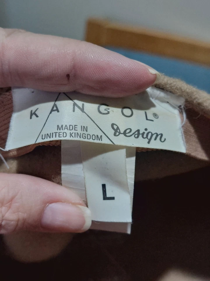 Gorra de golf vintage Kangol para hombre L lana beige noticiero Reino Unido bougie Foto 3 de 4