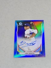 Yimi Garcia Auto 2014 Bowman Chrome Auto Blue Refractor #BCAP-YG #/150 60469
