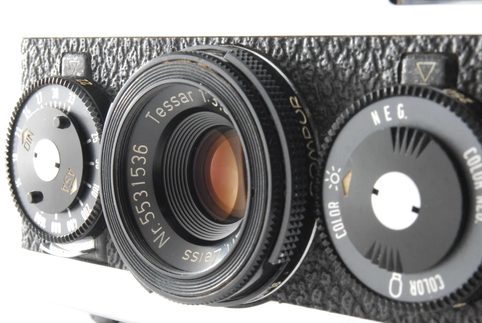 Meter Works [NEAR MINT] Rollei 35 Tessar Silver 40mm f3.5 Film Camera JAPAN #524 - Image 3 of 4