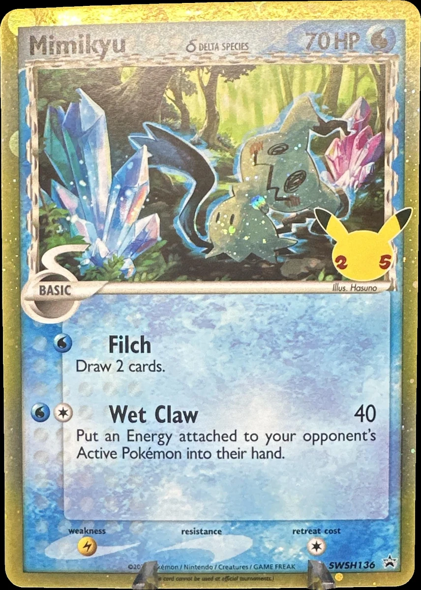 Mimikyu SWSH136 SWSH: Sword & Shield Promo Cards for sale | eBay