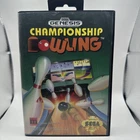 Championship Bowling (Sega Genesis, 1993)  Complete With Manual