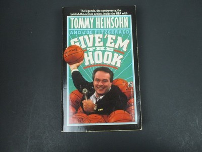 Give 'Em The Hook by Tommy Heinsohn 1991 First Pocket Books Printing NBA PB