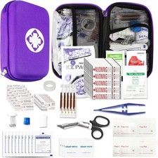 Kit di pronto soccorso da viaggio con 276pz purple
