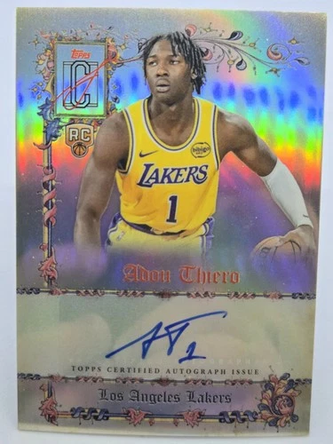 2025 Topps Signature Adou Thiero Base (RAW)