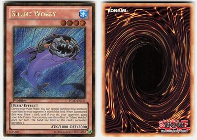 Silent Wobby PGLD-EN013 Gold Secret Rare Premium Gold Yu-Gi-Oh 1st Edition LP