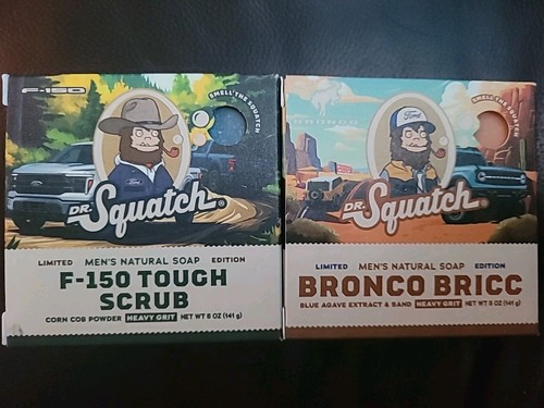 Dr. Squatch Ford Limited Edition Seifen F-150 Tough Scrub & Bronco Bricc 5oz