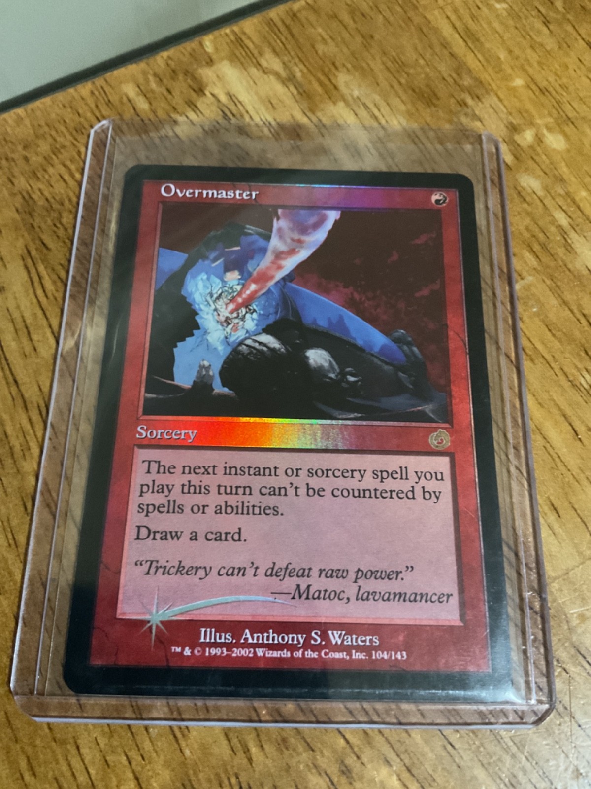 Torment  MTG FOIL  Overmaster   Magic Nm-Mt