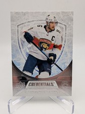 💥 2021-22 Upper Deck Credentials #43 Aleksander Barkov Florida Panthers 