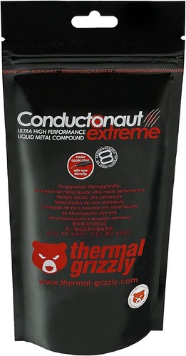 Pâte thermique métal liquide thermique Grizzly Conductonaut EXTREME - 1,0 gramme - Photo 5/5