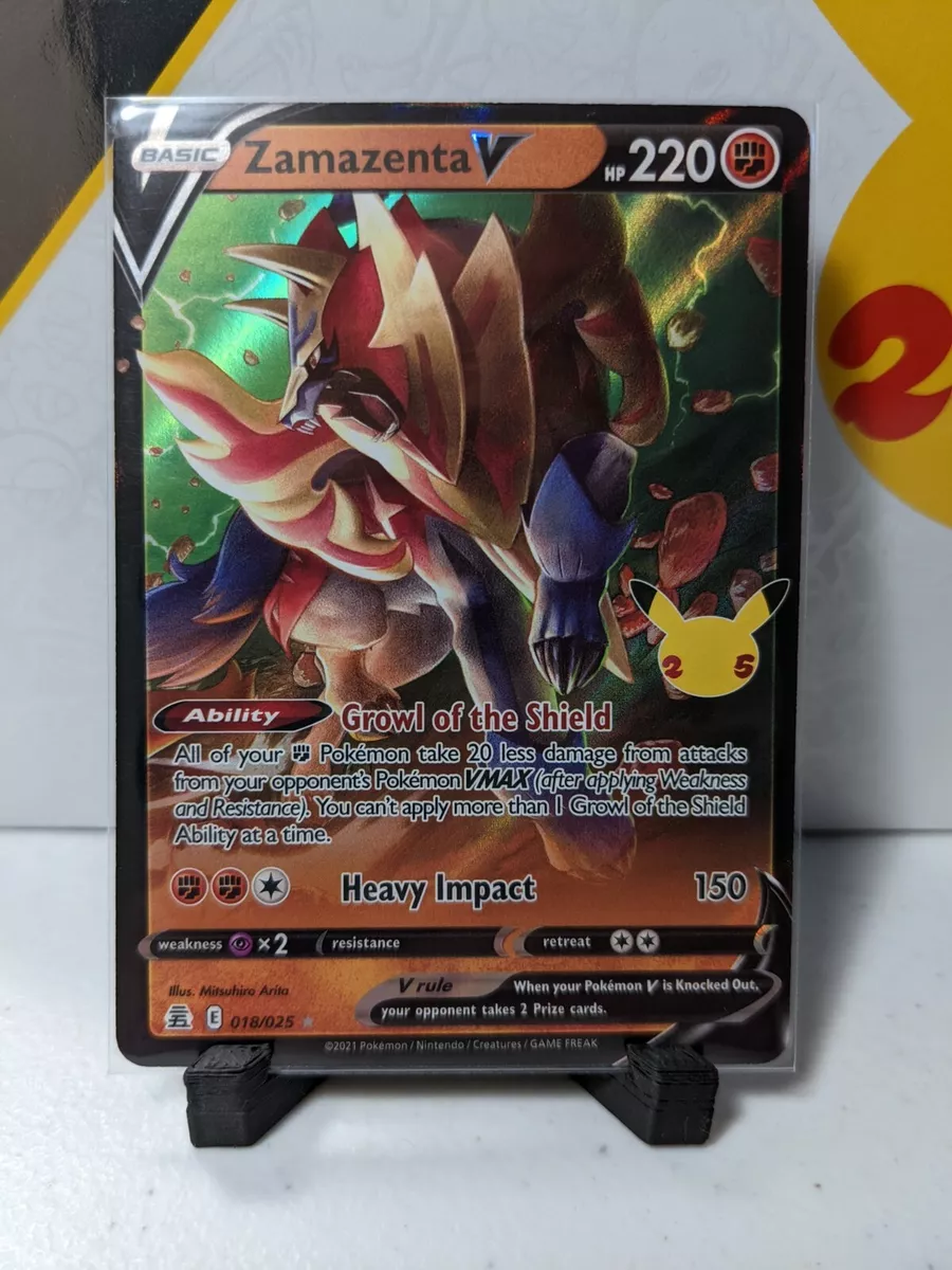  Zamazenta V - 018/025 - Ultra Rare : Toys & Games