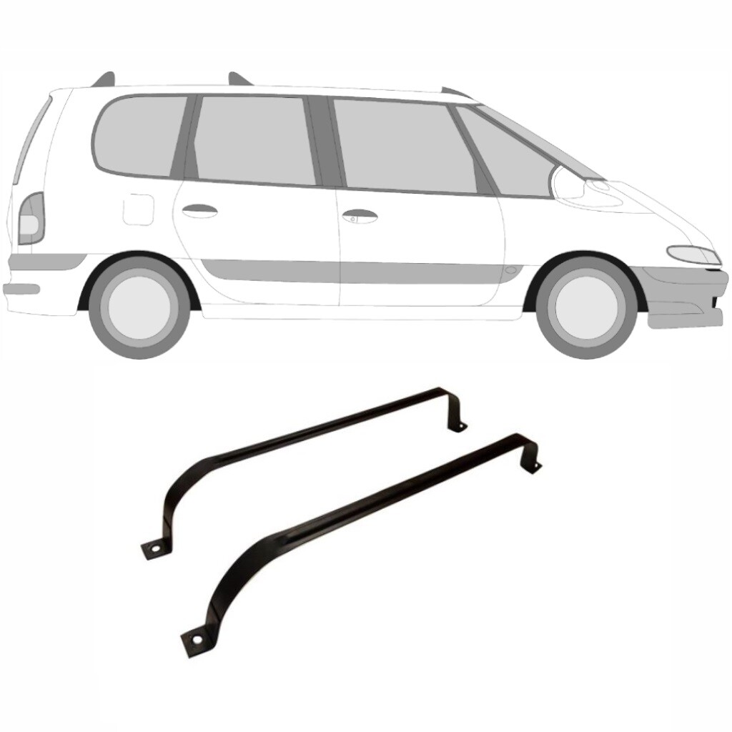 RENAULT ESPACE III 1996-2002 FUEL TANK STRAPS BRACKET / SET OF 2 / PAIR