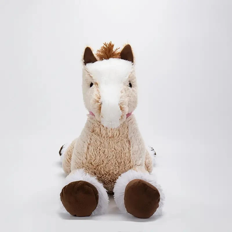 Almohada de caballo de felpa súper suave, perfecta para niños y adultos, juguete de peluche para el hogar Foto 3 de 4