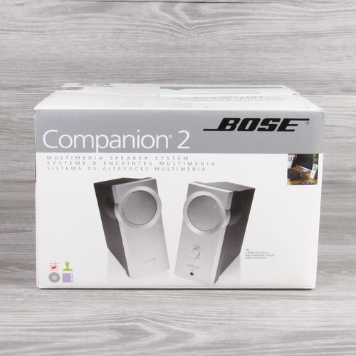 Bose Companion 2 Desktop Laptop PC Computer Speaker System Speakers Silver NEW - Picture 4 of 12