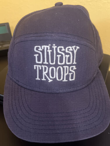 Vintage Stussy Troops Cap - Rare 90s Streetwear C… - image 1