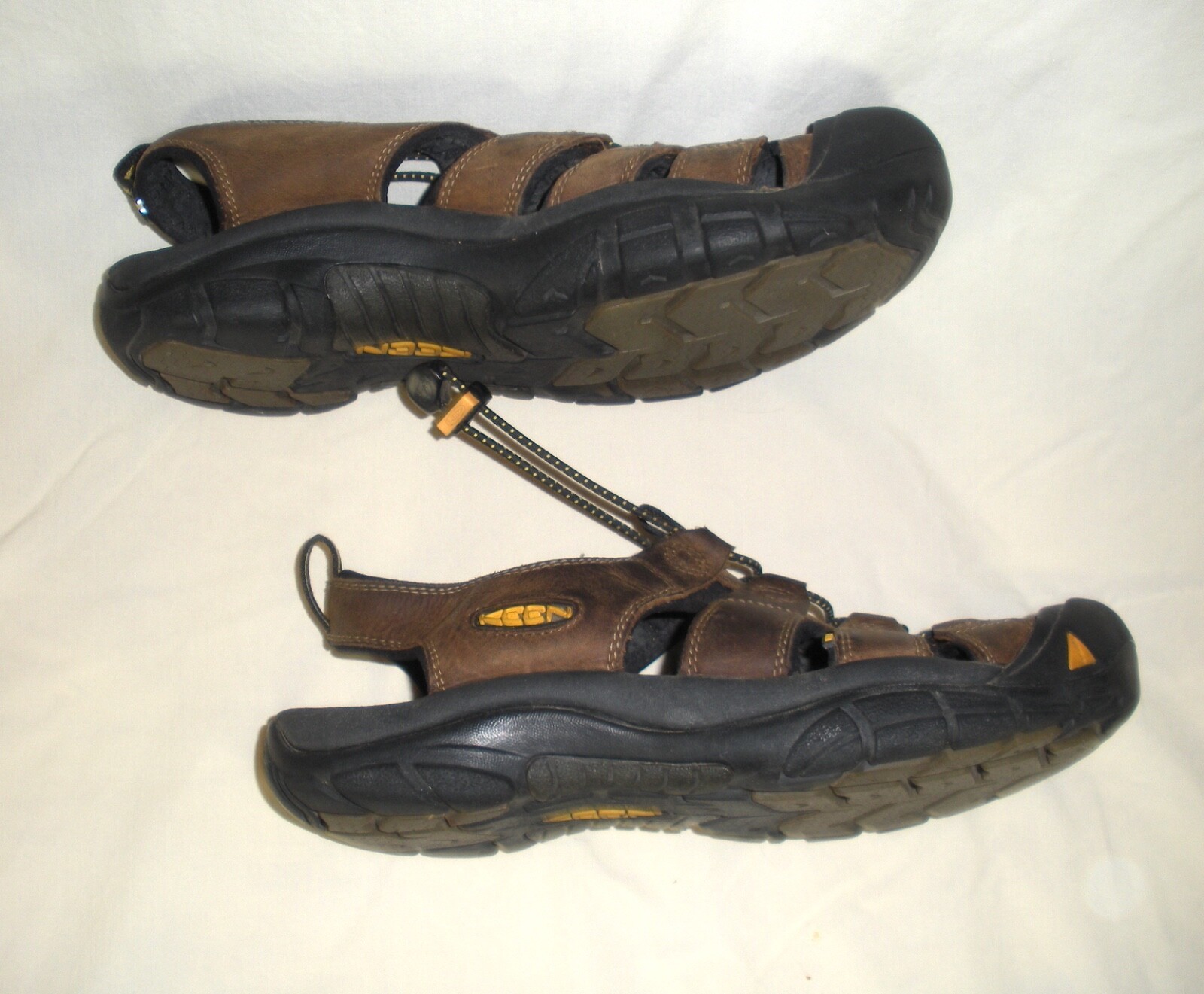 Keen sandalo pelle marrone impermeabile outdoor escursionismo 1001870 uomo taglia 9 AVG COND