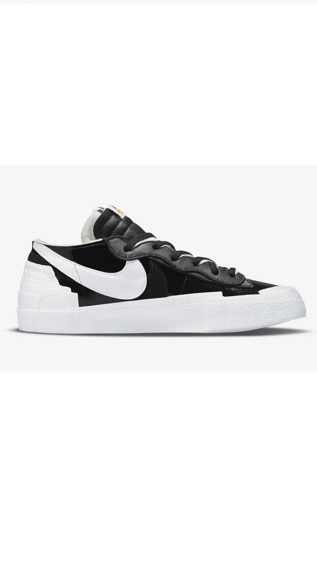 Nike sacai blazer black white sale