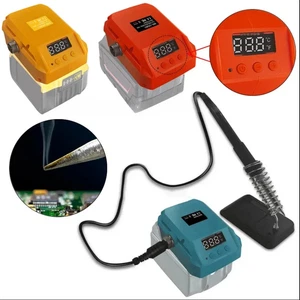 60W Fer à souder électrique sans fil LCD Station pour Milwaukee pour Makita 18V