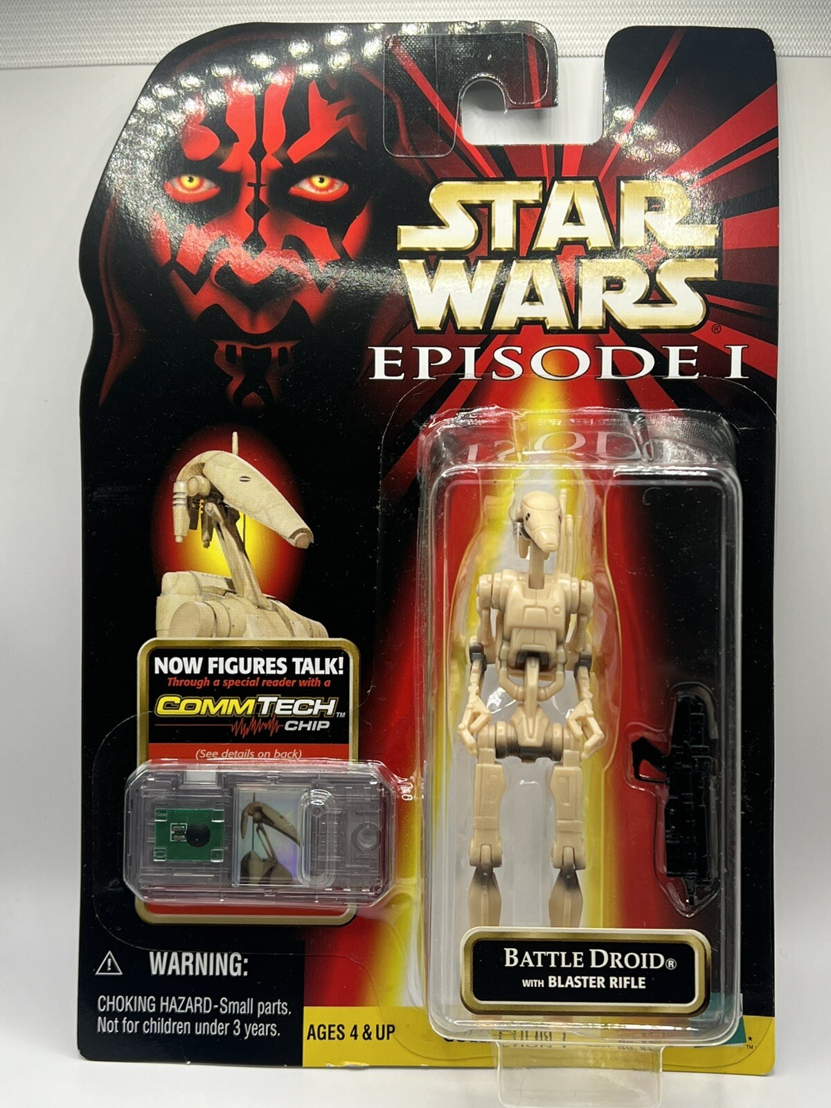 Battle Droid Star Wars Episode 1 Phantom Menace Commtech 1998 Comm Tech Clean