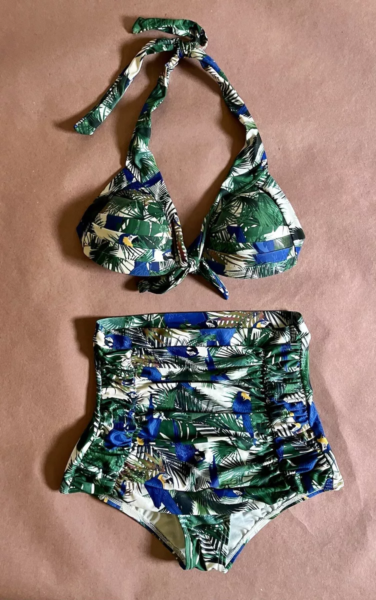 Unique vintage best sale high waisted bikini