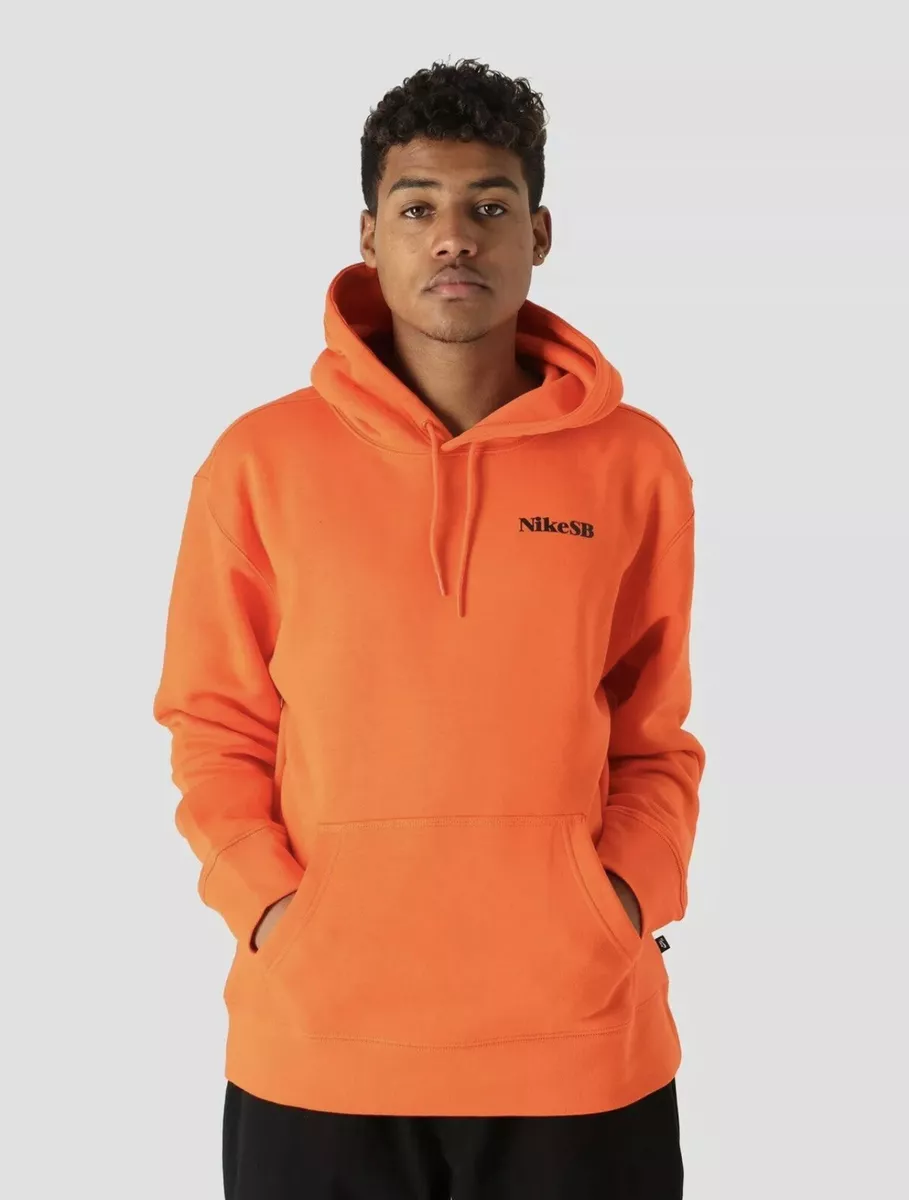 Nike SB One Off Pullover Hoodie Rush Orange Black DA4255 800 Men s
