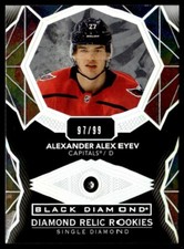 2020-21 Black Diamond Relic Rookies Alexander Alexeyev Rookie 97/99 Washington