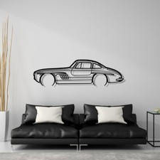 Wandkunst für Mercedes 300sl Gullwing Silhou...