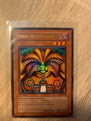 Exodia The Forbidden One, LOB-124, 1st Edition, ULTRA RARE