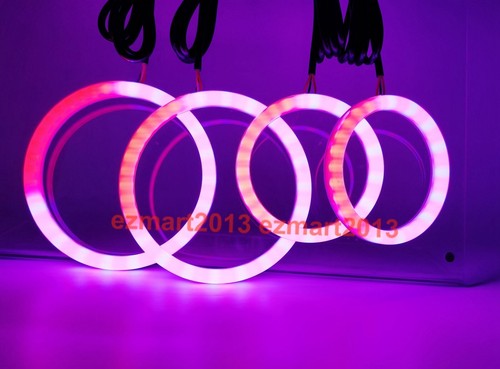 for Ford Mustang Shelby GT500 07-09 Dream color Chasing RGB 4 halo ring Flow DRL - Picture 15 of 21