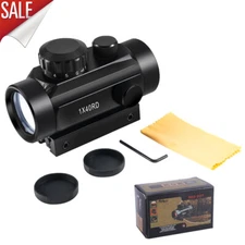 40mm Red Green Dot Sight Scope Tactical Reflex Laser for Rifle Picatinny Rail US