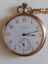 Vintage / Beautiful - ELGIN 15 Jewels Pocket Watch