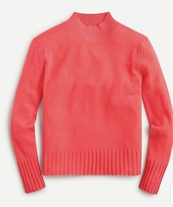 j crew cashmere mockneck sweater