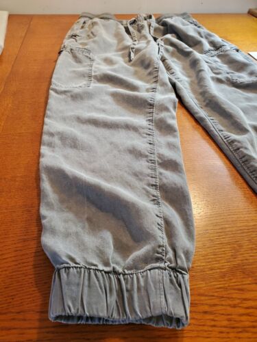 Aerie Pantalone Joggers Donna Medium Chambray Elasticizzato Felpa Grigio Nero - Foto 2 di 16