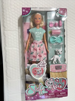 Simba Toys Steffi Love & Kitty Love Color Change Doll Playset Age 3 & Up