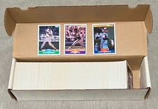 1989 Score Baseball 660 Complete Card Set NM-MT - Sorted in numerical sequence.