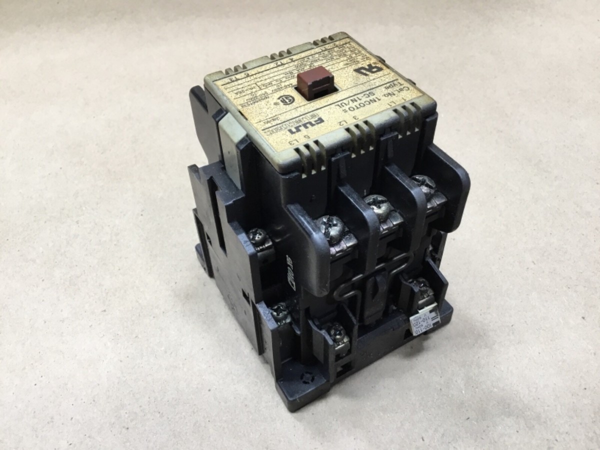 Lot De 2 Contacteurs FUJI 1NCOTO# SC-1N/UL - Bobine 120V AC Avec Relais Thermique 1NK1QS