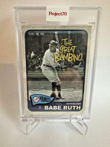 Topps Project70 Babe Ruth by Shoe Surgeon #899 NY Yankees💎 - Bild 1 von 3