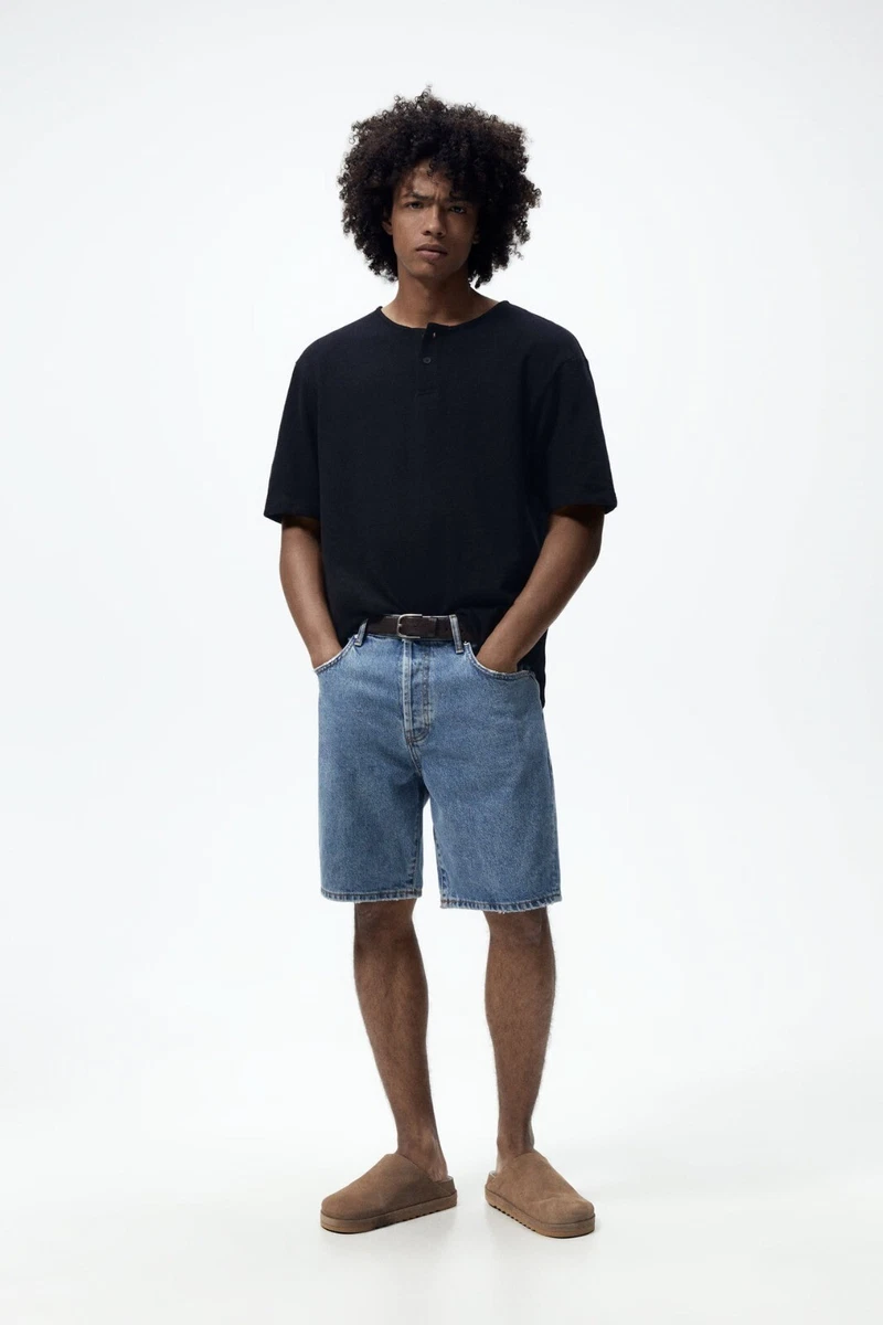 Zara henley shirt cheap