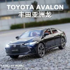 1:24 TOYOTA AVALON Diecast Alloy Model car Sound Light Pull Back Kid Toy Vehicle