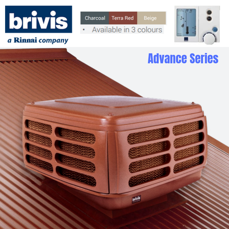 BRIVIS Advance F36DS Evaporative Cooler Unit FREE NC6 Network Controller