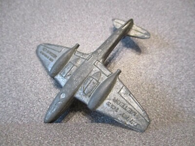 Boîte Vide Dinky Toys – Meteor Twin-Jet Fighter – Boîte Revendeur D'origine (Occasion)