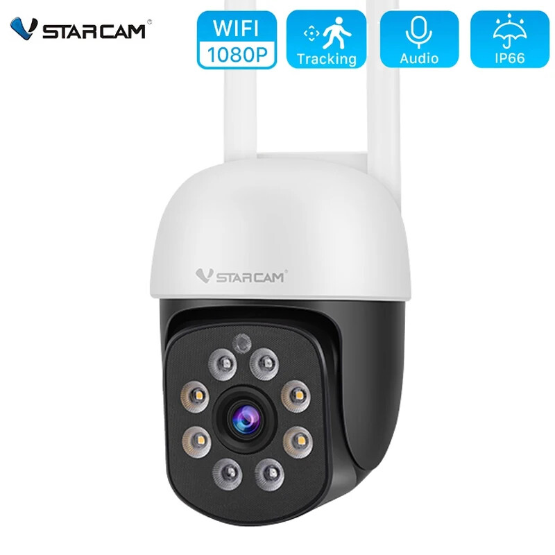 1080P PTZ Wifi Camera Ai Human Detection Auto Tracking CCTV Video Surveillance