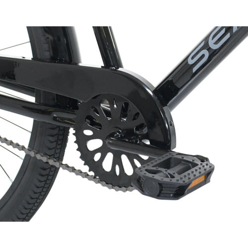 Men's 29" Seachange Classic Beach Cruiser Bike Steel Frame Comfort Ride, Black - Picture 7 of 8