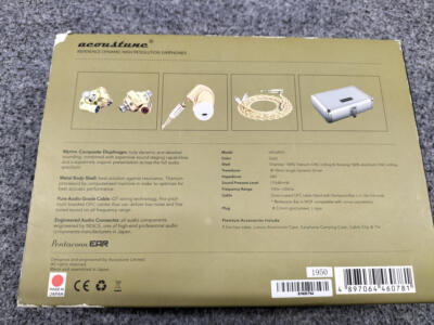 Acoustune HS1695TI IEM Gold 4th Gen Myrinx Driver HS1695TI-GLD