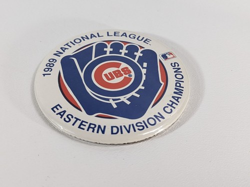 Spilla 3 1/2" National League Eastern Division Champions Chicago Cubs 1989 - Foto 3 di 4